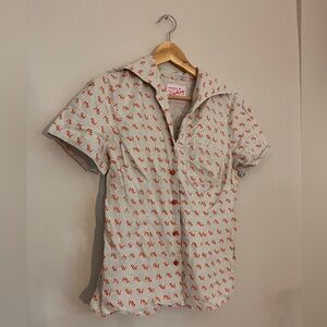 Tuesday of California linen blouse S